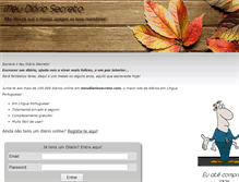 Tablet Screenshot of meudiariosecreto.com